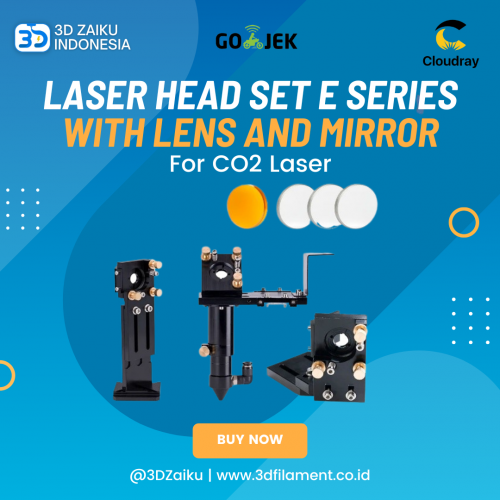 Original Cloudray CO2 Laser Head Set E Series with Lens and Mirror